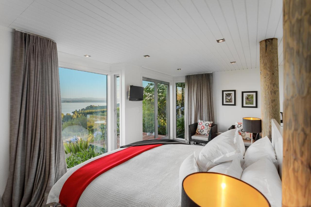 Acacia Cliffs Lodge Taupo Bagian luar foto